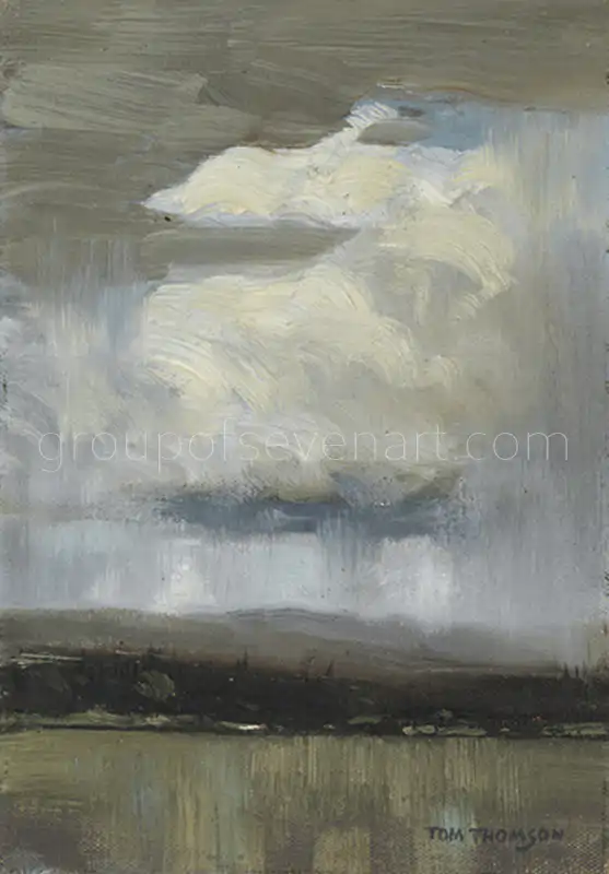 Landscape With Storm Clouds
