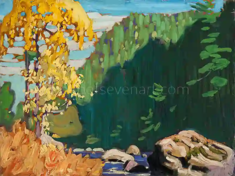 On The Agawa River, Algoma 1919