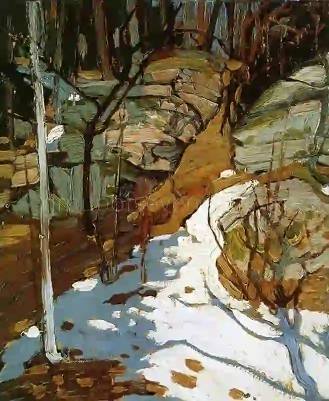 Snow And Rocks