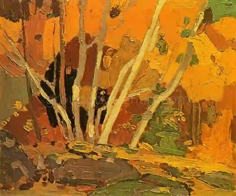 Autumn Birches 1916