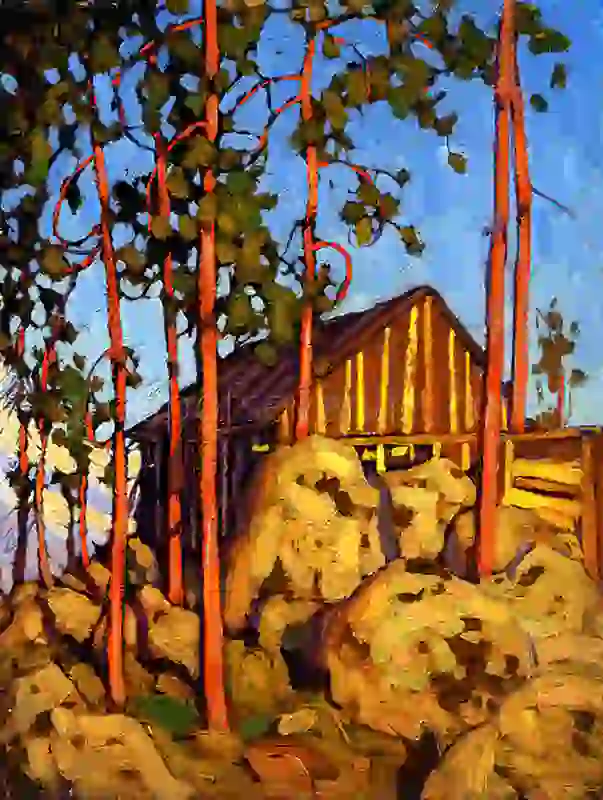 Cabin In Algonquin Park 1917