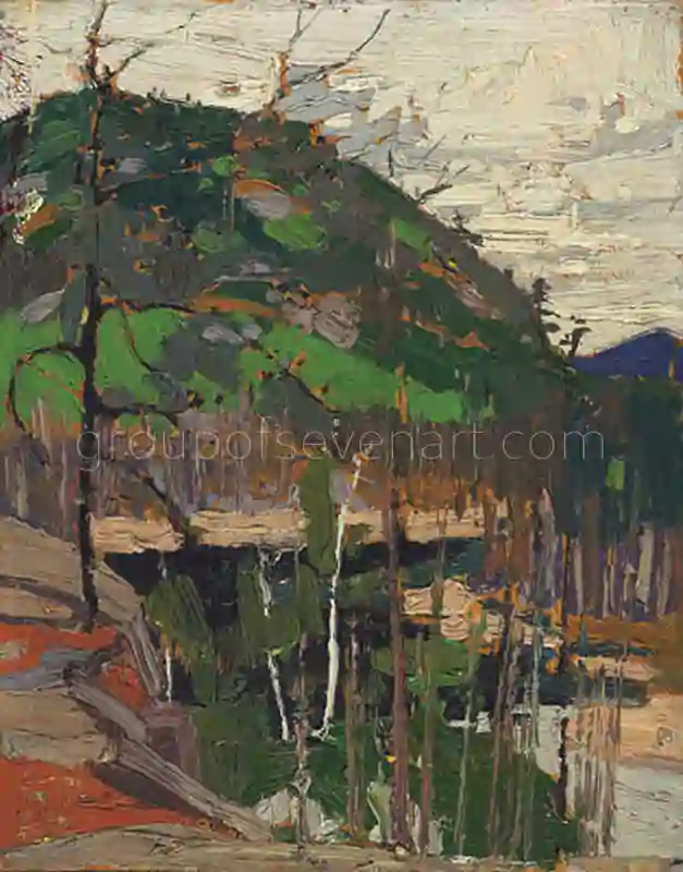 Rounded Hill And River