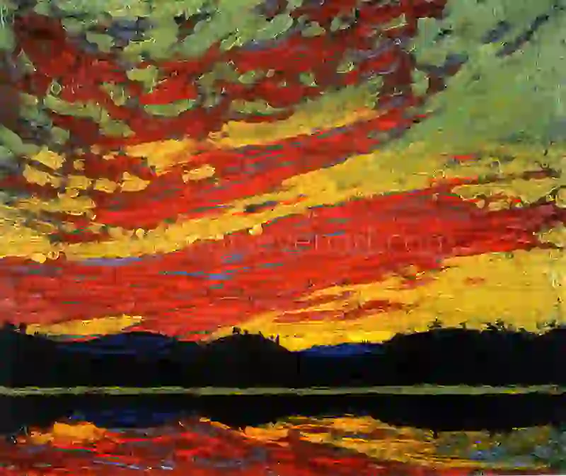 Sunset 1915
