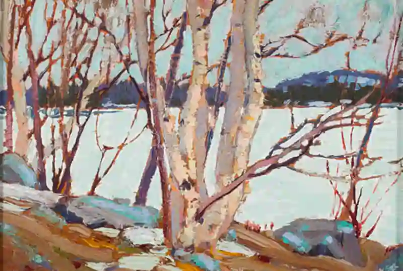 Ice Covered Lake