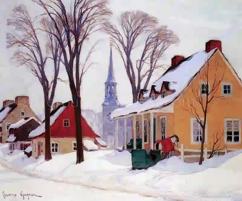 Winter Morning In Baie-St-Paul