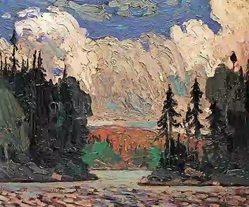 Black Spruce In Autumn 1915